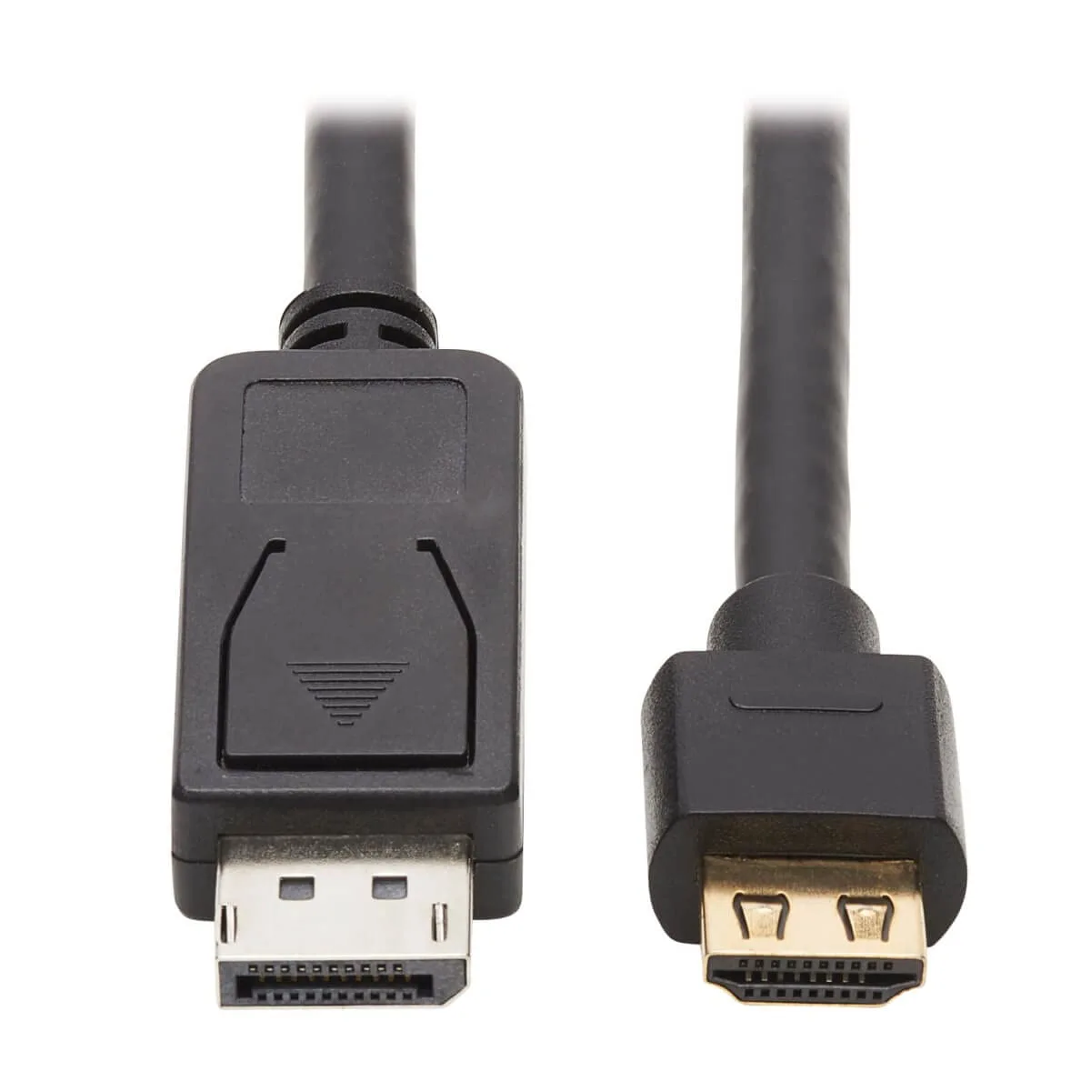 Eaton Tripp Lite Series DisplayPort 1.2 to HDMI Active Adapter Cable (M/M), 4K 60 Hz, HDR, Secure-Grip Plugs, Black