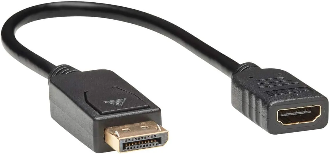 Tripp Lite DisplayPort to HDMI Video Adapter, 1080p 60Hz DP to HDMI Video Converter, Passive Display Adapter (M/F), HDCP