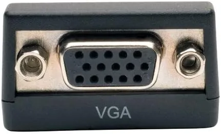 Tripp Lite DisplayPort to VGA Adapter Active Converter Compact Displayport 1.2 DP to VGA DP2VGA 6in (P134-000-VGA-V2), Black