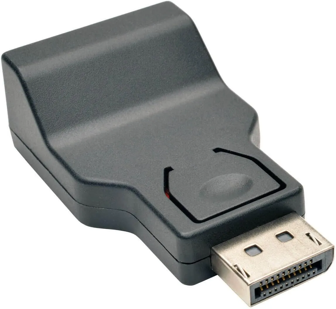 Tripp Lite DisplayPort to VGA Adapter Active Converter Compact Displayport 1.2 DP to VGA DP2VGA 6in (P134-000-VGA-V2), Black