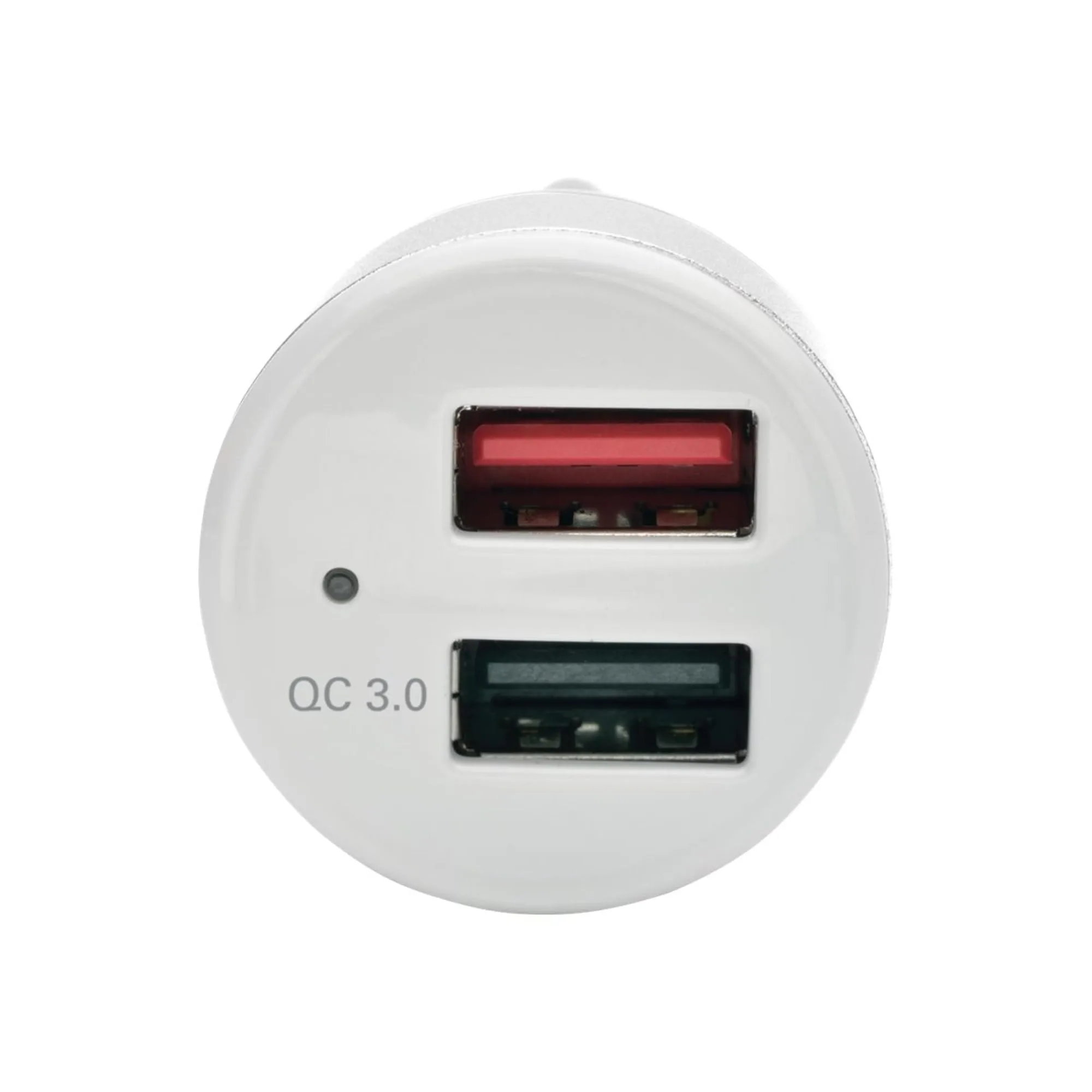 Tripp Lite Fast Charger Dual USB Car Charger Compact withQualcomm Quick Charge 3.0 & Autosensing 2-Port Fast Charge