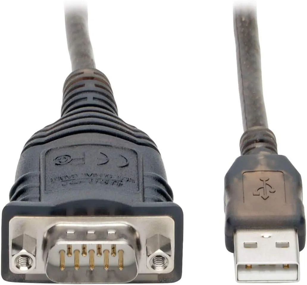 Tripp Lite USB to RS485/RS422 FTDI Serial Adapter Cable, COM Retention, USB-A to DB9 M/M, Compatible with Windows