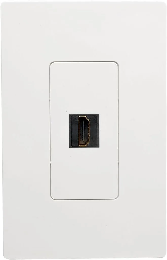 TRIPP LITE Black HDMI All-in-One Keystone/Panel Mount Angled Coupler (P164-000-KPA-BK)