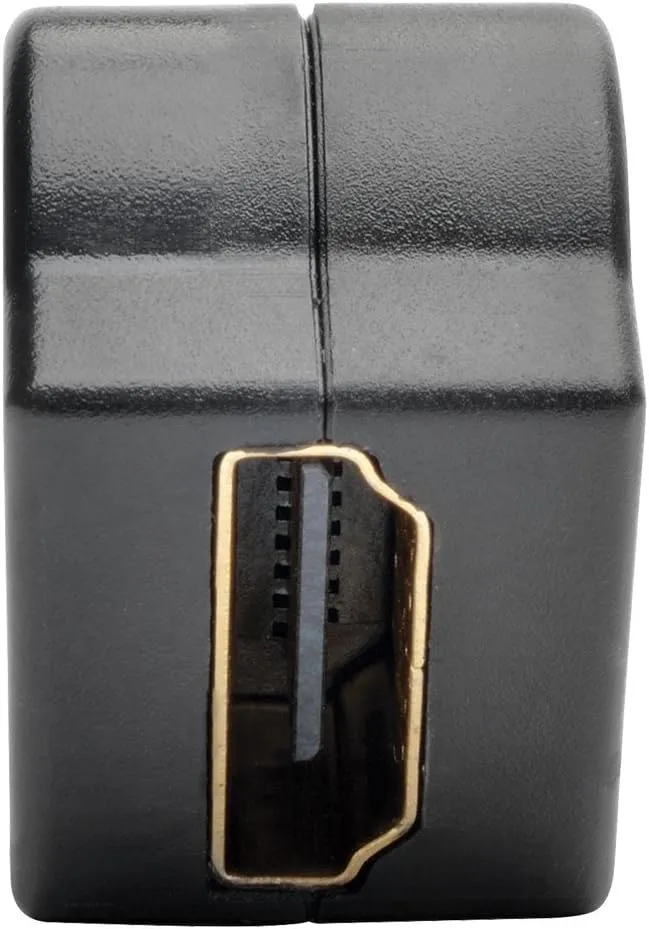 TRIPP LITE Black HDMI All-in-One Keystone/Panel Mount Angled Coupler (P164-000-KPA-BK)