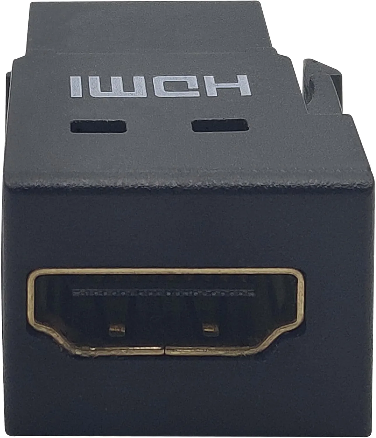 Tripp Lite HDMI Keystone Panel Mount Coupler (F/F), 8k Video @ 60Hz (4:4:4), HDCP 2.2, Black, (P164-000-KPBK8K)