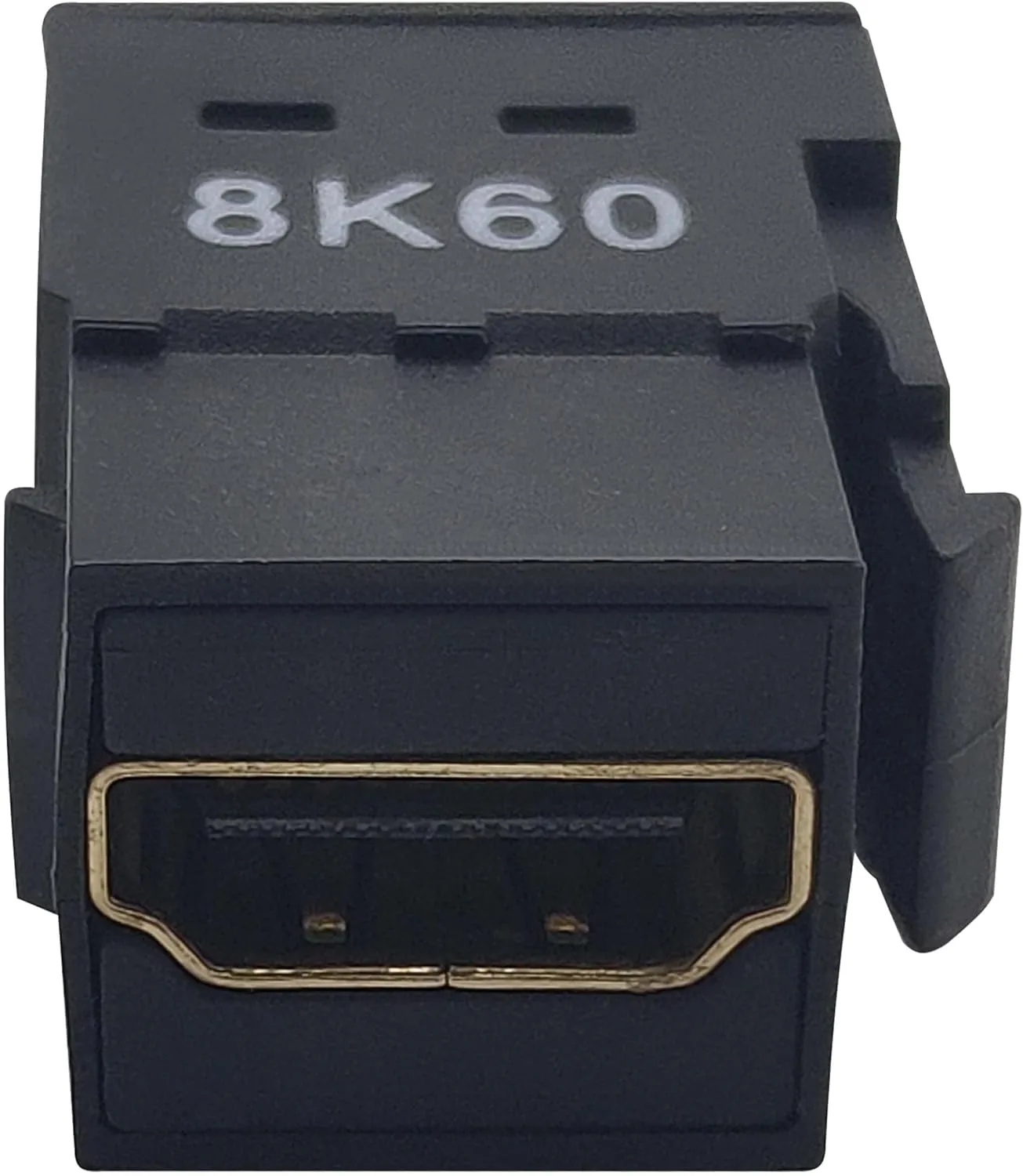 Tripp Lite HDMI Keystone Panel Mount Coupler (F/F), 8k Video @ 60Hz (4:4:4), HDCP 2.2, Black, (P164-000-KPBK8K)