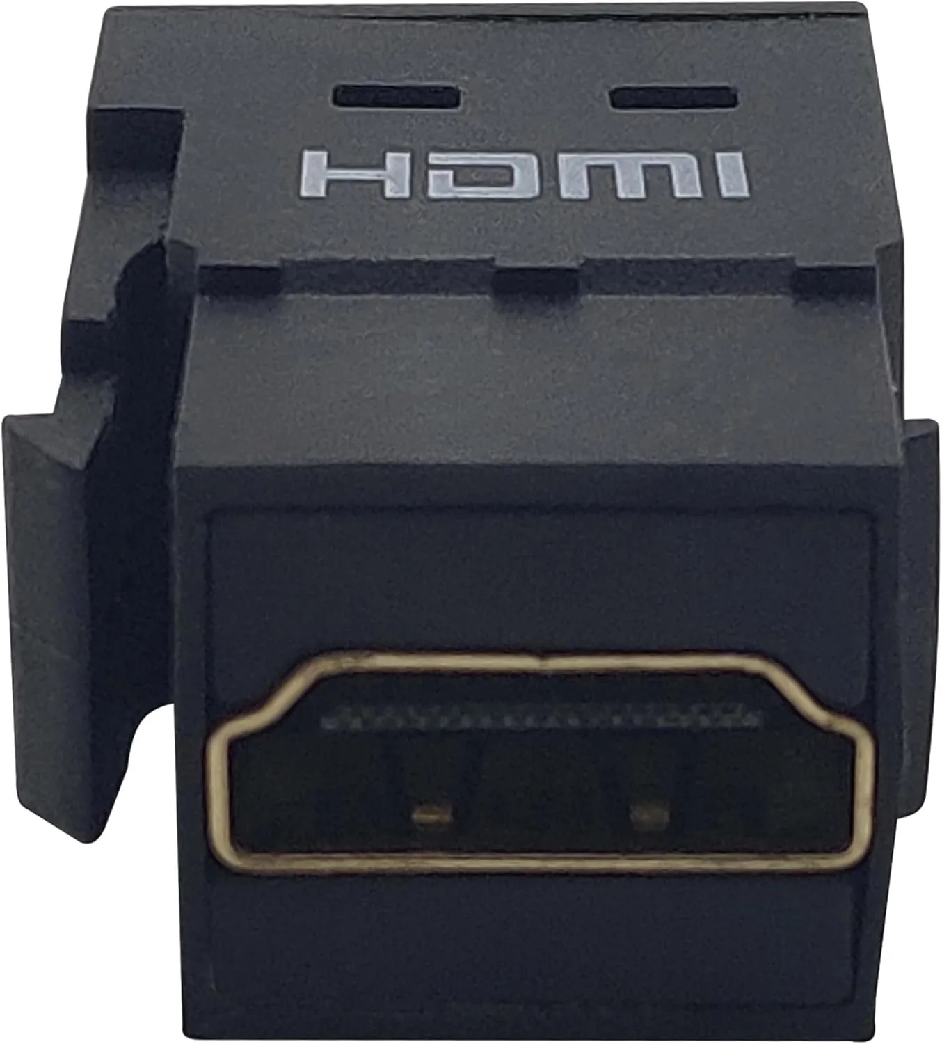 Tripp Lite HDMI Keystone Panel Mount Coupler (F/F), 8k Video @ 60Hz (4:4:4), HDCP 2.2, Black, (P164-000-KPBK8K)