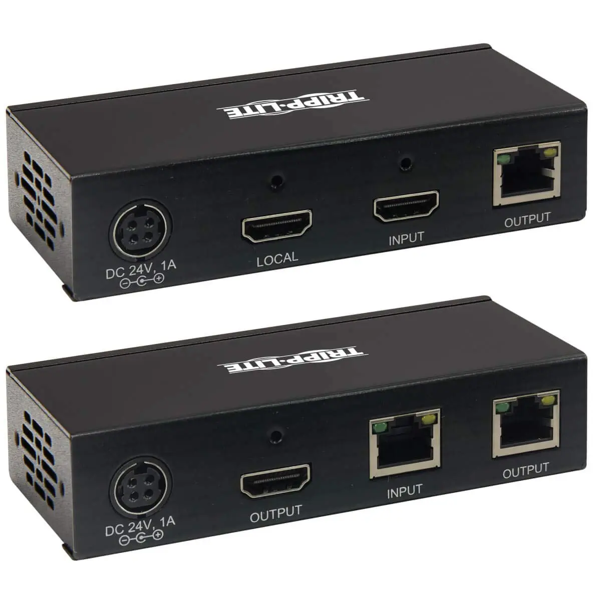 Tripp Lite HDMI Over Cat6 Extender Kit Transmitter Receiver Repeater 4K60Hz (B127A-111-BHTH)