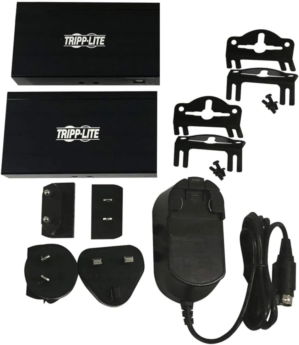 Tripp Lite HDMI Over Cat6 Extender Kit Transmitter Receiver Repeater 4K60Hz (B127A-111-BHTH)