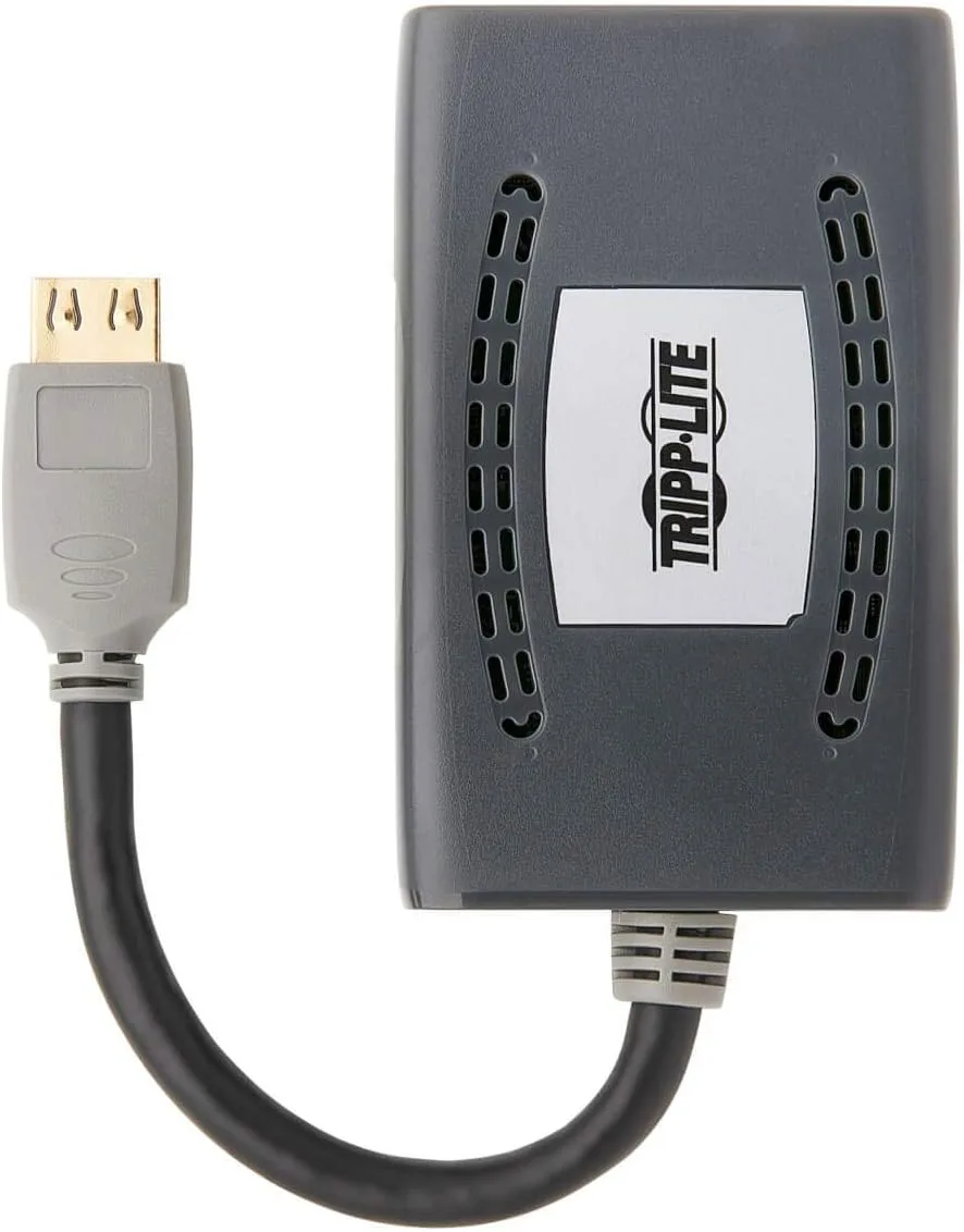 Tripp Lite HDMI Splitter, 2 Port with Built-in Cable USB Powered HDMI Splitter, 4K @ 60 Hz, 4:4:4, Multi-Resolution Support, HDR, HDCP 2.2, TAA (B118-002-HDR-V2), 15 Feet