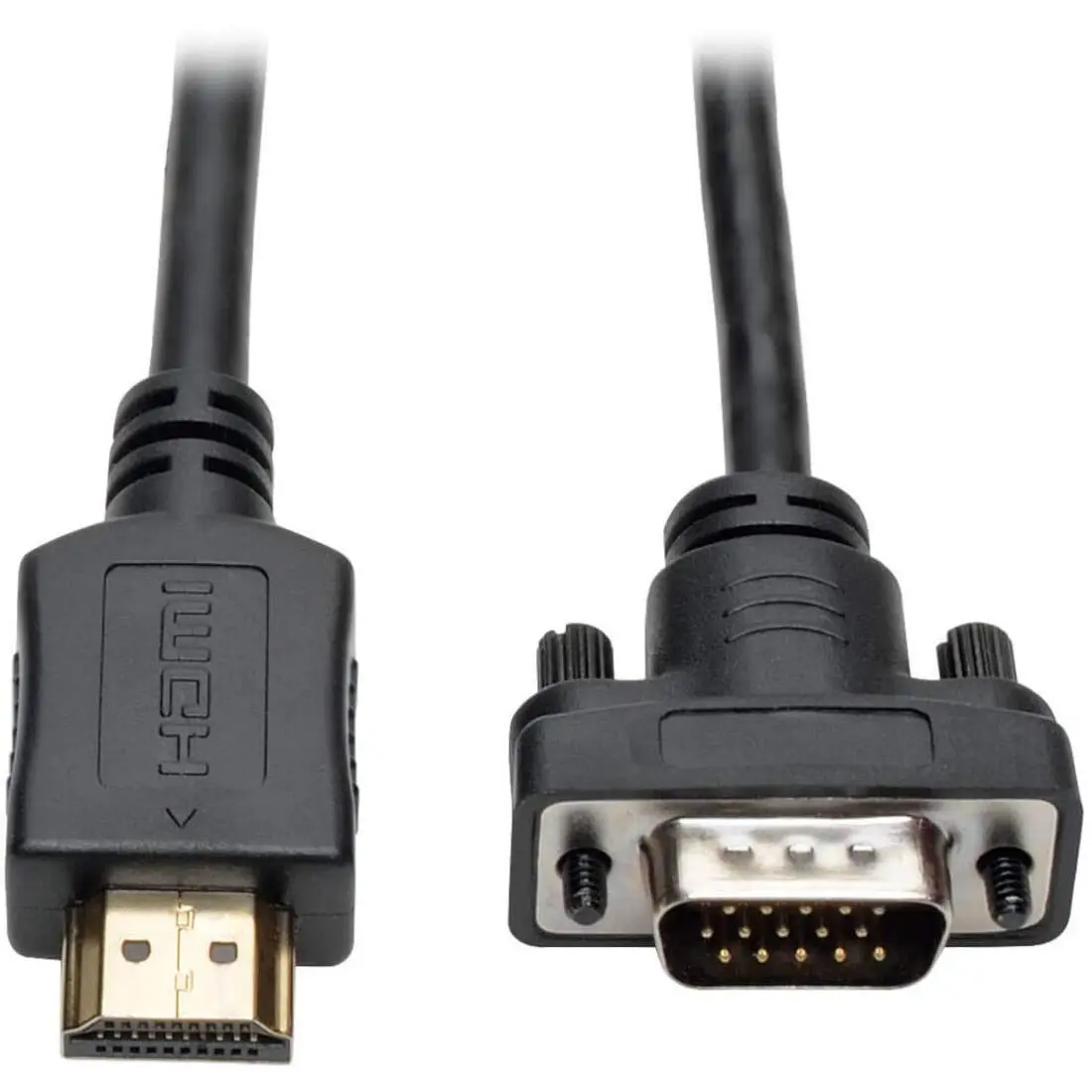 TRIPP LITE HDMI to VGA Active Converter Cable, Low-Profile HD15 M/M