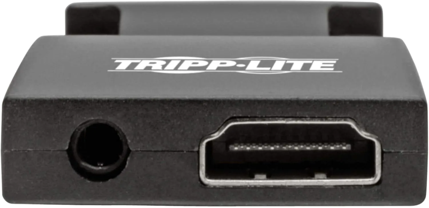 Tripp Lite Active HDMI to VGA Adapter (F/M), HDMI Audio Extractor, Female HDMI to Male VGA, 1080p @ 60 Hz