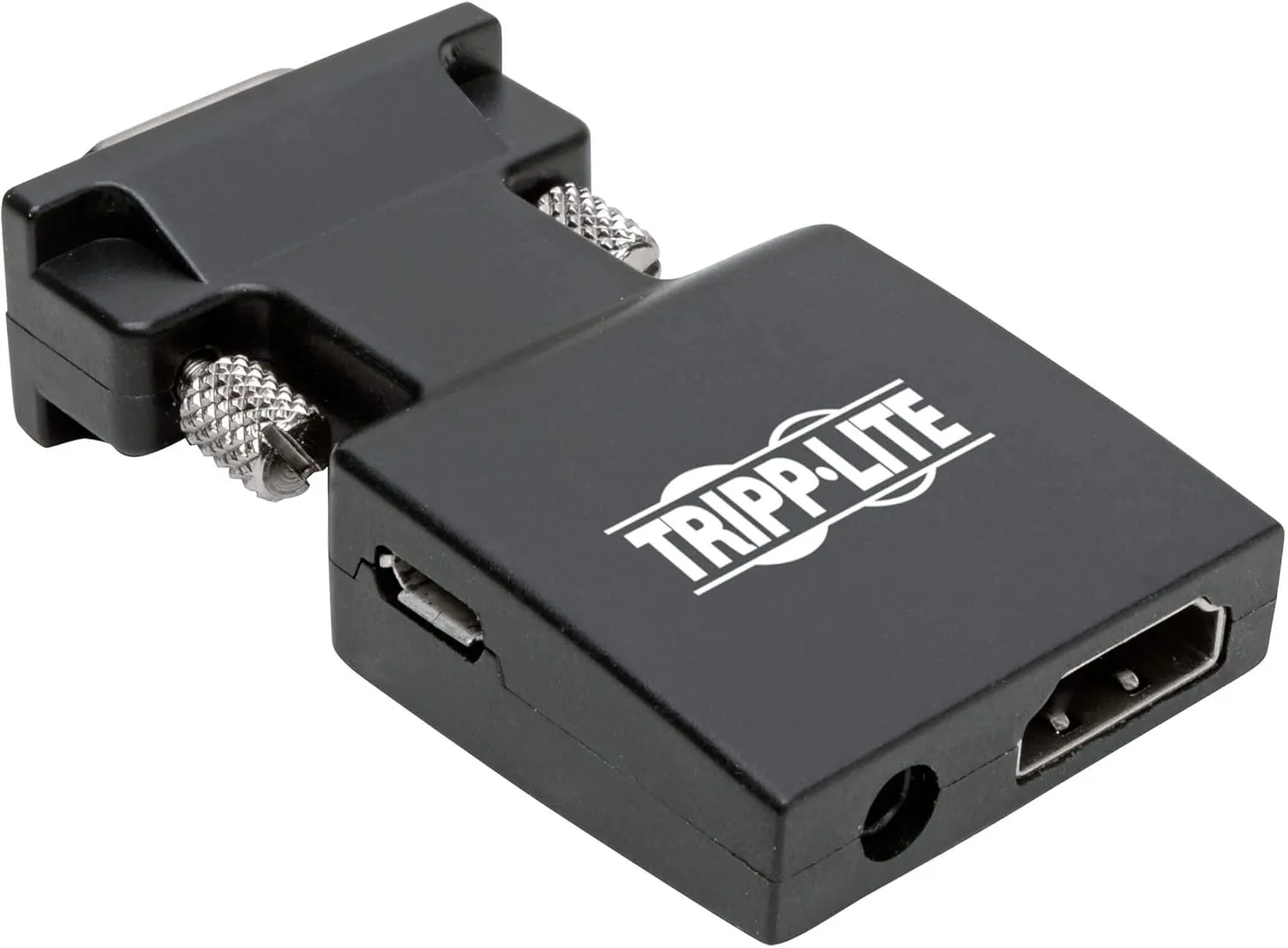Tripp Lite Active HDMI to VGA Adapter (F/M), HDMI Audio Extractor, Female HDMI to Male VGA, 1080p @ 60 Hz