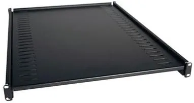 Tripp Lite Rack Enclosure Cabinet Heavy Duty Fixed Shelf 250lb Capacity - Black - Cold-rolled Steel (CRS)