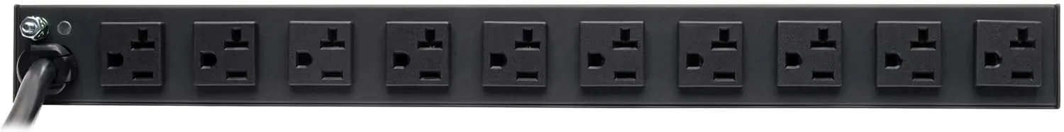 Tripp Lite Isobar 12 Outlet Network Server Surge Protector Power Strip, 15ft. Cord w/L5-20P Plug, 3840 Joules, 1U Rack-Mount