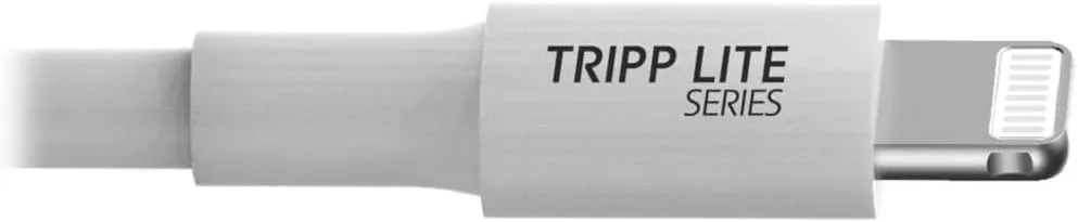 Tripp Lite Apple MFI Certified 6-Feet Lightning to USB Cable (M100-006-WH) - White