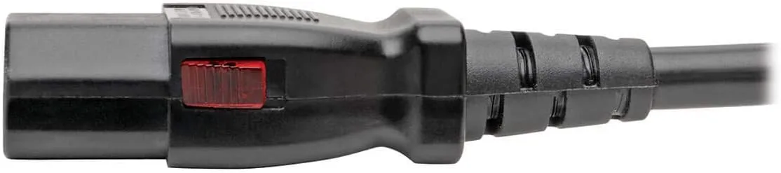 TRIPP LITE NEMA 5-15P to Locking C13 Power Cord, 18 AWG 10A/125V