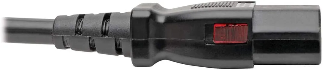TRIPP LITE NEMA 5-15P to Locking C13 Power Cord, 18 AWG 10A/125V