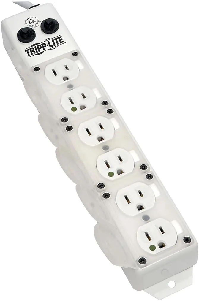 TRIPP LITE Medical-Grade Power Strip with Hospital-Grade Outlets