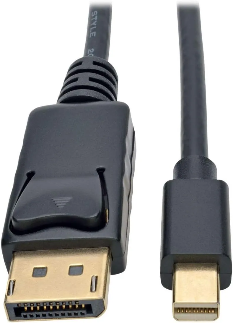 Tripp Lite Mini DisplayPort to DisplayPort Cable (M/M) - DisplayPort 1.2, 4K x 2K @ 60Hz, Latching Connector