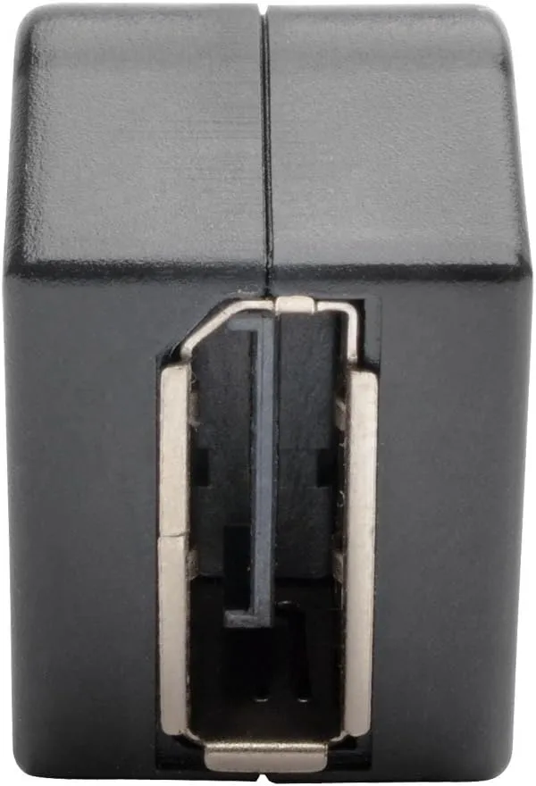 Tripp Lite Mini DisplayPort to DisplayPort Keystone/Panel Mount Angled Adapter (F/F), All-in-One, MDP to DP
