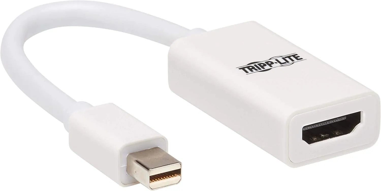 Eaton Tripp Lite Series Mini DisplayPort to HDMI Active Adapter 4K M/F White mDP to HDMI - Adapter