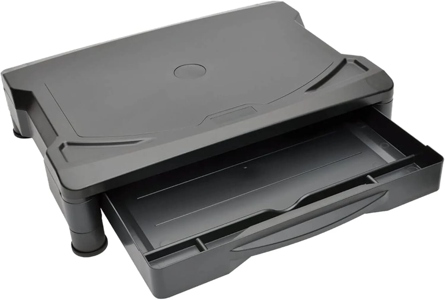 Tripp Lite LCD Display TV Monitor Riser Stand w/ Storage Drawer, Raises up to 4.7in.for Monitors
