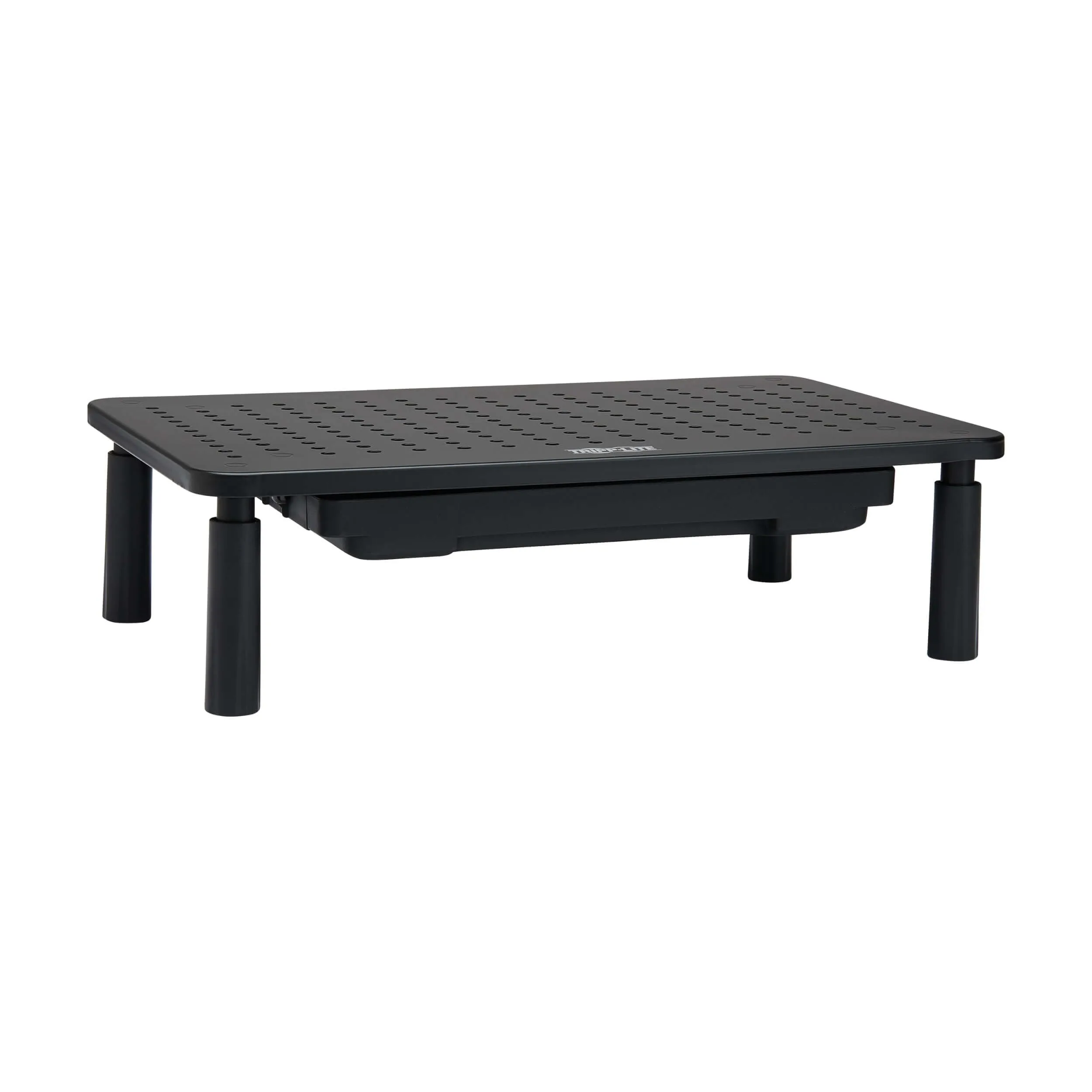 Tripp Lite Single Monitor Riser Stand for Desk with Storage Drawer, Height Adjustable