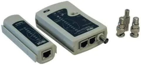 Tripp Lite Network Cable Continuity Tester for Cat5/Cat6, Phone and Coax Cable Assemblies (N044-000-R)