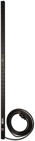 Tripp Lite Metered PDU, 20A, 28 Outlets (5-15/20R), 120V, L5-20P/5-20P Adapter, 15 ft. Cord