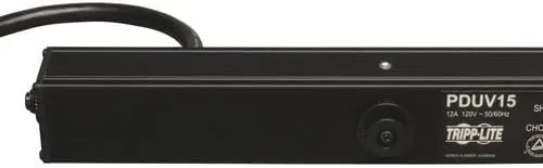 Tripp Lite Basic PDU, 1.44kW Single-Phase, 120V, 14 Outlets (5-15R), NEMA 5-15P Input, 15 ft. Cord