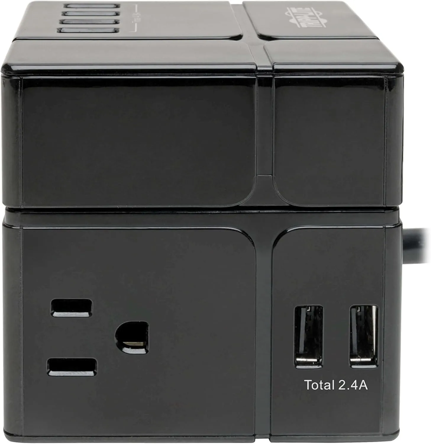 Tripp Lite 3 Outlet Surge Protector with USB, Detachable Wall Outlet Surge Protector, 6 USB Ports, 6 ft. Cord, 540 Joules