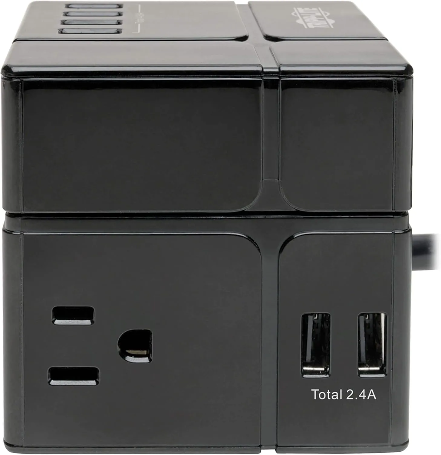 Tripp Lite 3 Outlet Surge Protector with USB, Detachable Wall Outlet Surge Protector, 6 USB Ports, 6 ft. Cord, 540 Joules