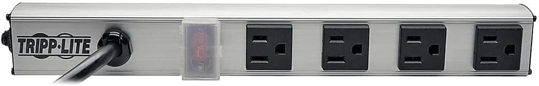 Tripp Lite 4-Outlet Mountable Metal Power Strip, 120V