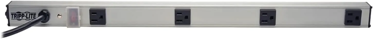 Tripp Lite 4-Outlet Mountable Metal Power Strip, 120V