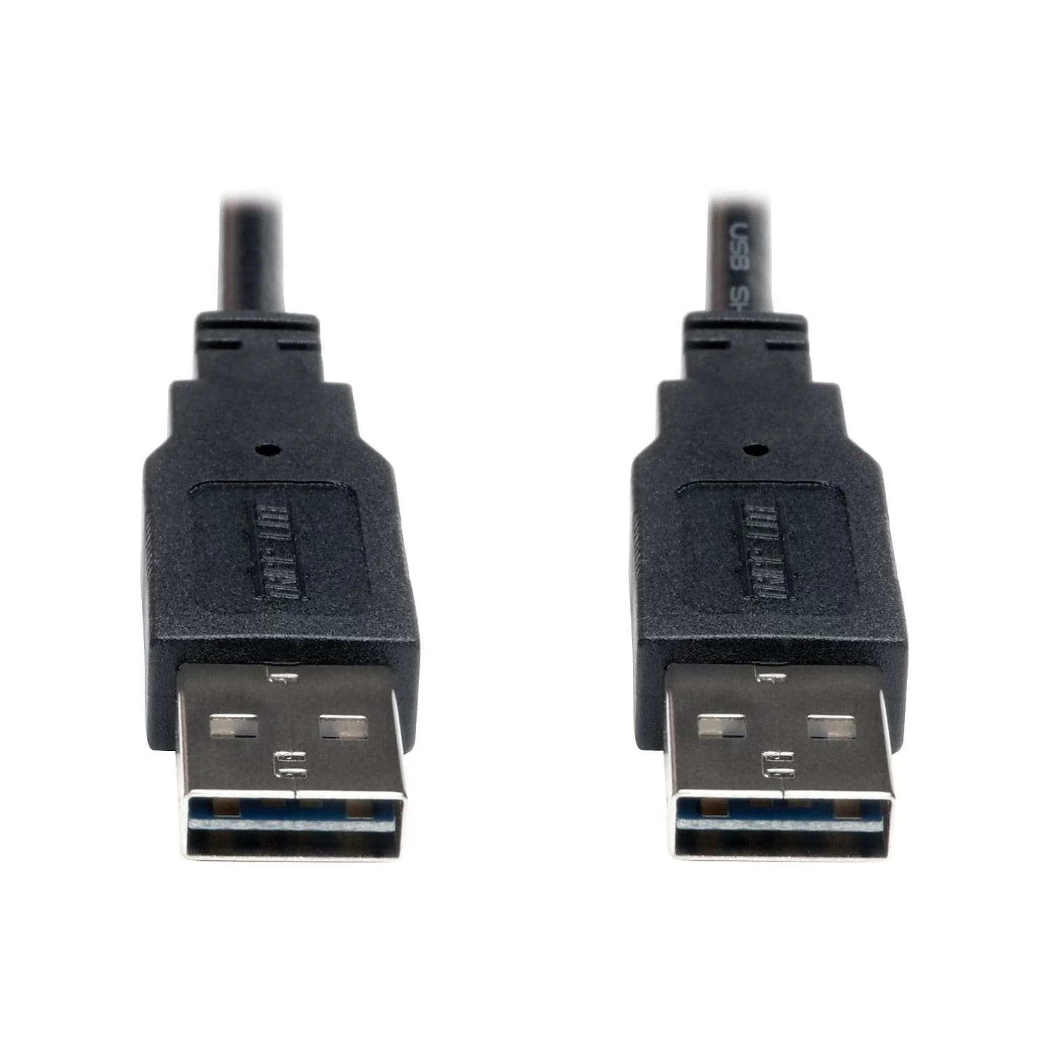 Tripp Lite Universal Reversible USB 2.0 Hi-Speed Cable (Reversible A to A) - 3 ft - UR020-003, Black