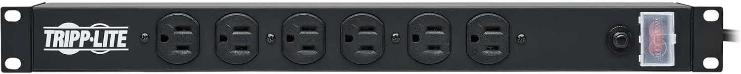 Tripp Lite 1U Rackmount Power Strip PDU, 15A 120V, 15ft Cord