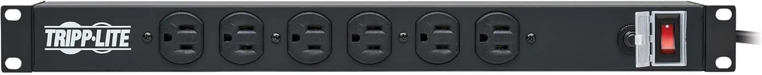Tripp Lite 1U Rackmount Power Strip PDU, 15A 120V, 15ft Cord
