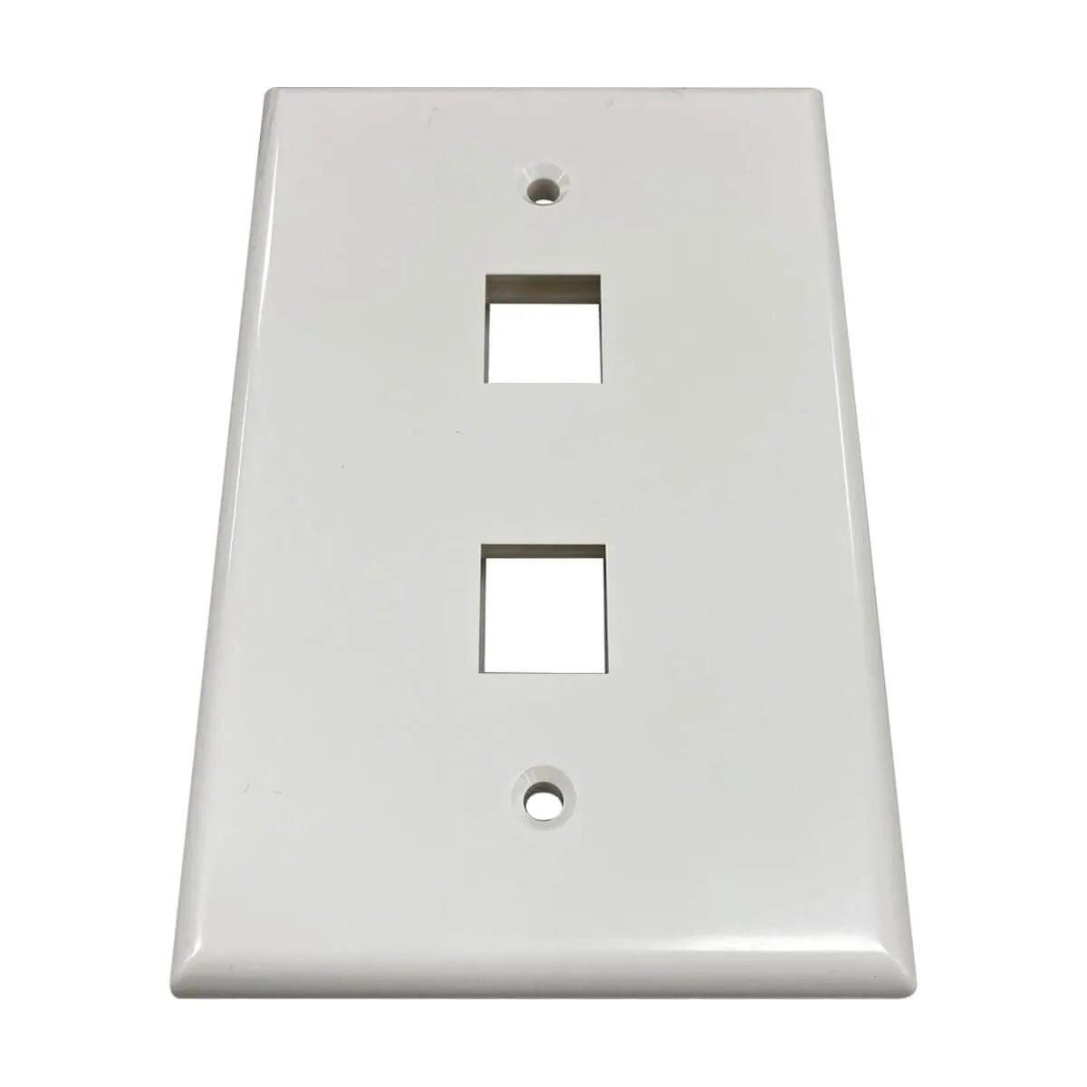 Tripp Lite Safe-IT Single-Gang Keystone Wall Plate, Ivory