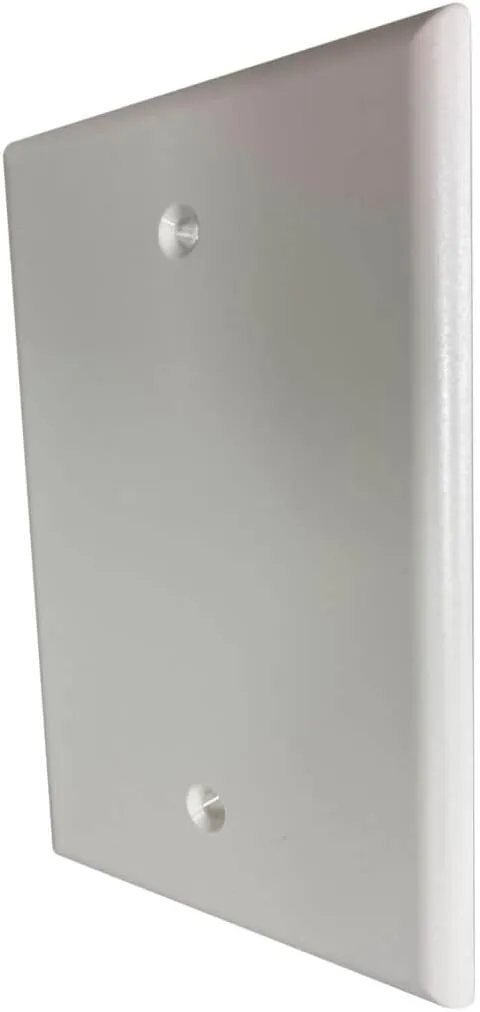 Tripp Lite Safe-IT Blank Outlet Wall Plate, Electrical & AV Applications, Ivory Matte, TAA Compliant