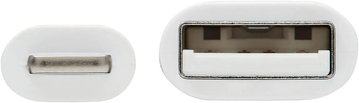 Tripp Lite Safe-IT USB-A to Lightning Charge Cable, Hospital-Grade Protection Cable (M/M), MFi Certified, White