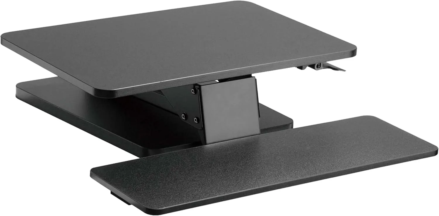 Tripp Lite Safe-IT Sit Stand Desk Converter Desktop Workstation, 23.6 x 15.7 inch Monitor or Laptop Surface