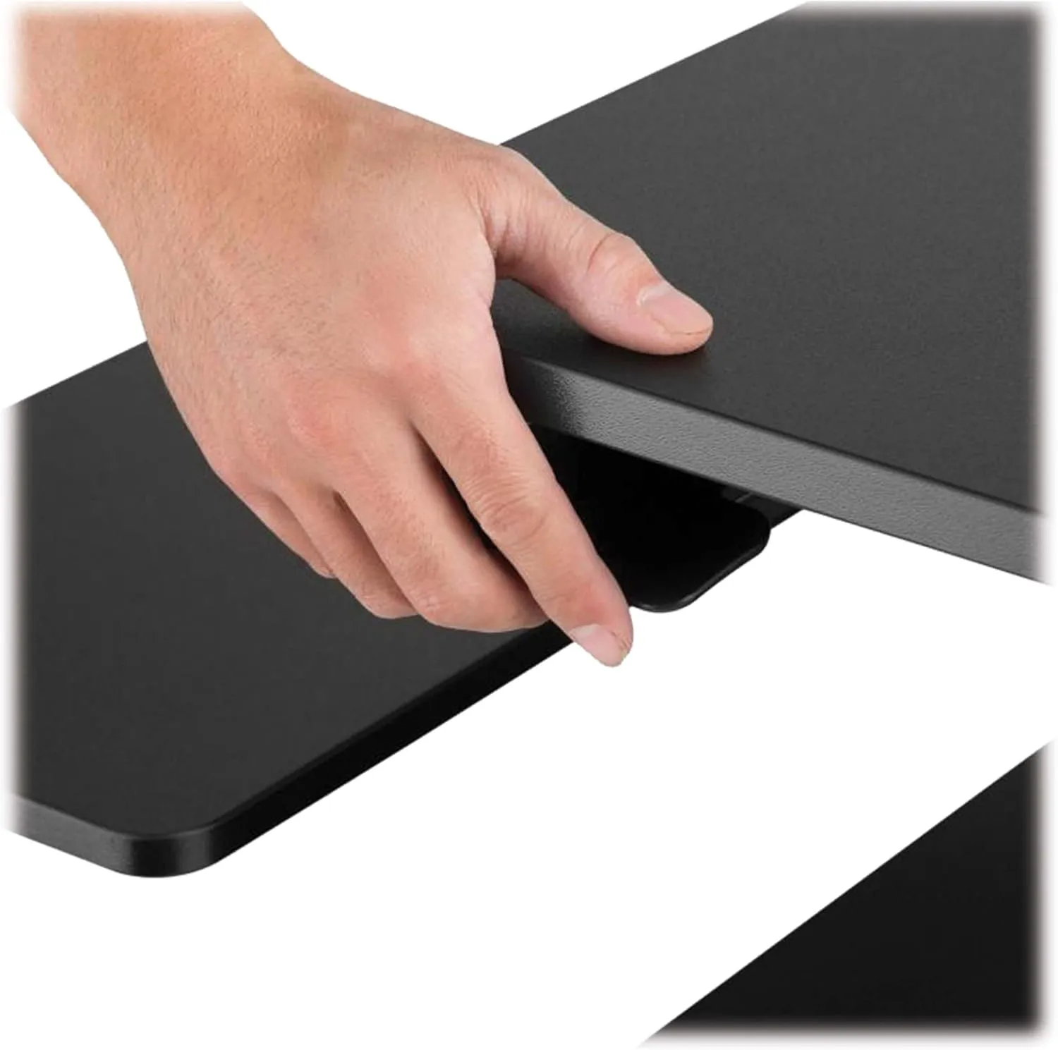 Tripp Lite Safe-IT Sit Stand Desk Converter Desktop Workstation, 23.6 x 15.7 inch Monitor or Laptop Surface
