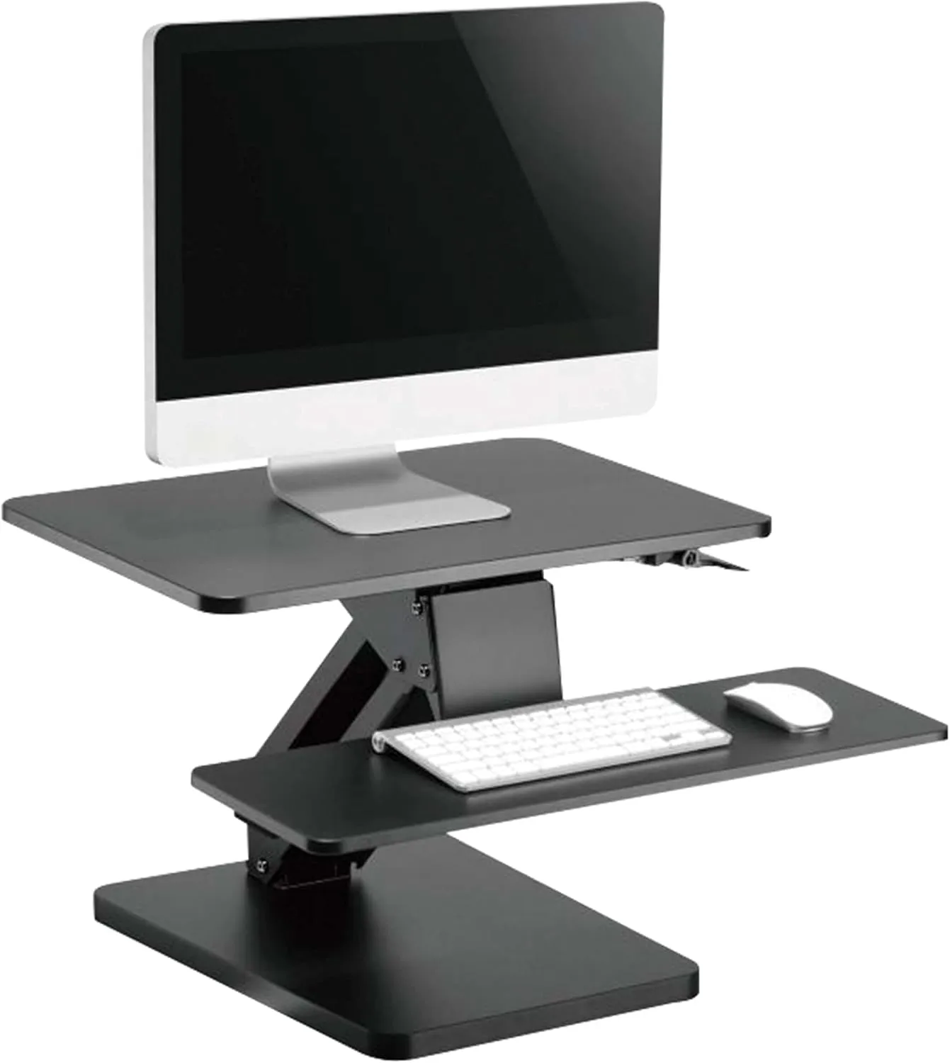 Tripp Lite Safe-IT Sit Stand Desk Converter Desktop Workstation, 23.6 x 15.7 inch Monitor or Laptop Surface