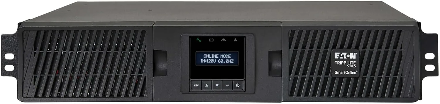 TRIPP LITE SmartOnline 2U Rack/Tower Double-Conversion UPS with LCD