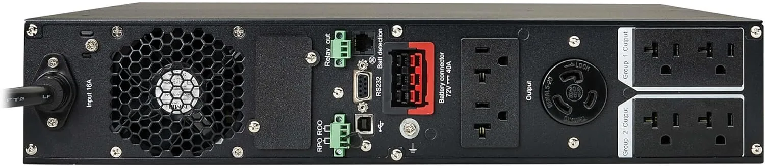 TRIPP LITE SmartOnline 2U Rack/Tower Double-Conversion UPS with LCD