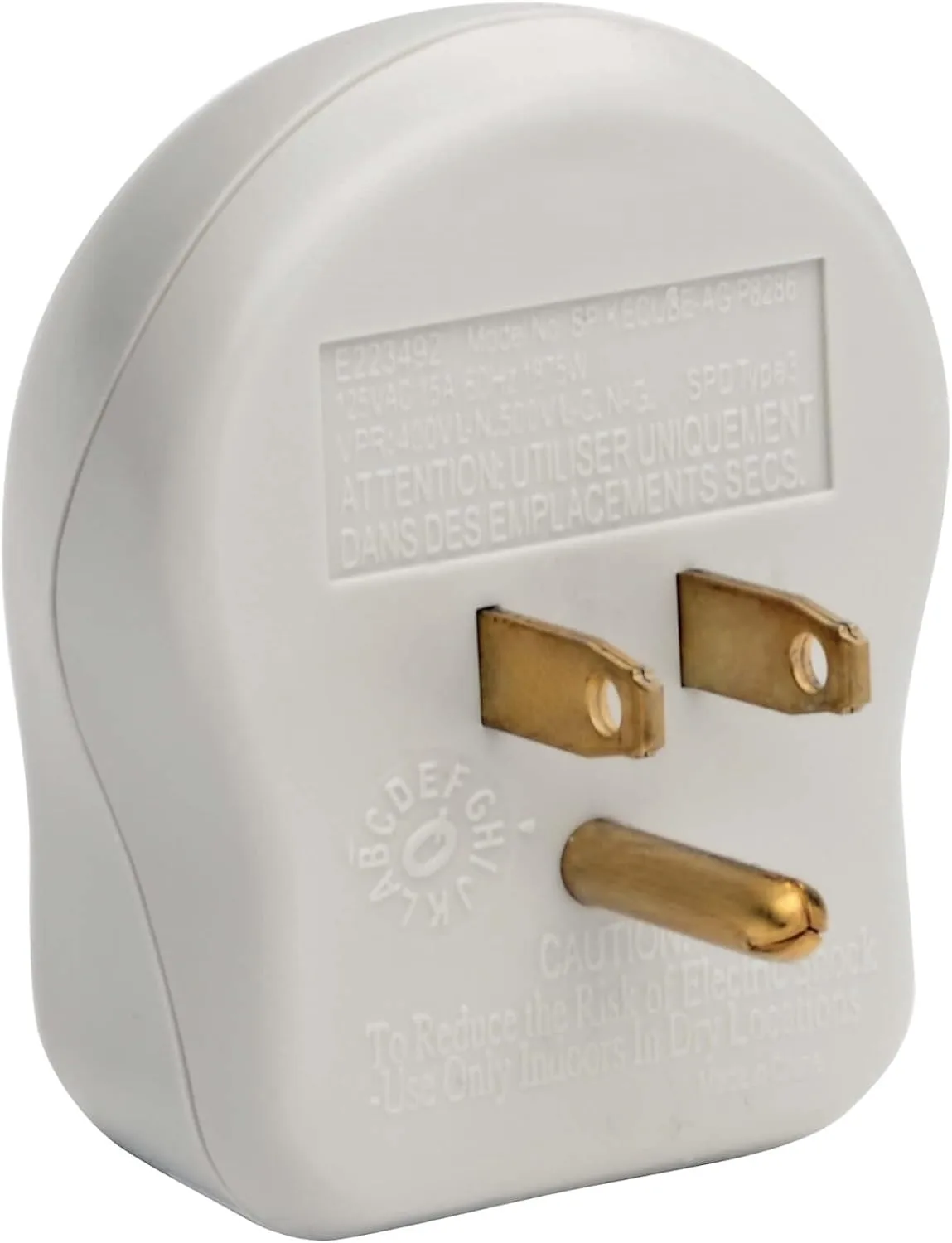 Tripp Lite 1 Outlet Portable Surge Protector Power Strip, Direct Plug In, $5,000 Insurance (SPIKECUBE) Standard