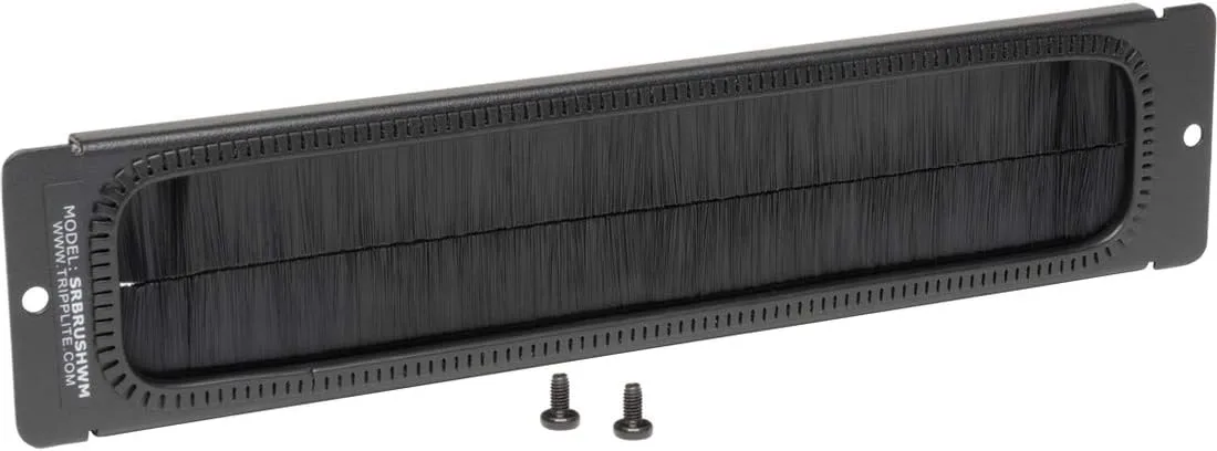 TRIPP LITE Brush Strip Plate for Wallmount Rack Enclosure Server Cabinet (SRBRUSHWM)
