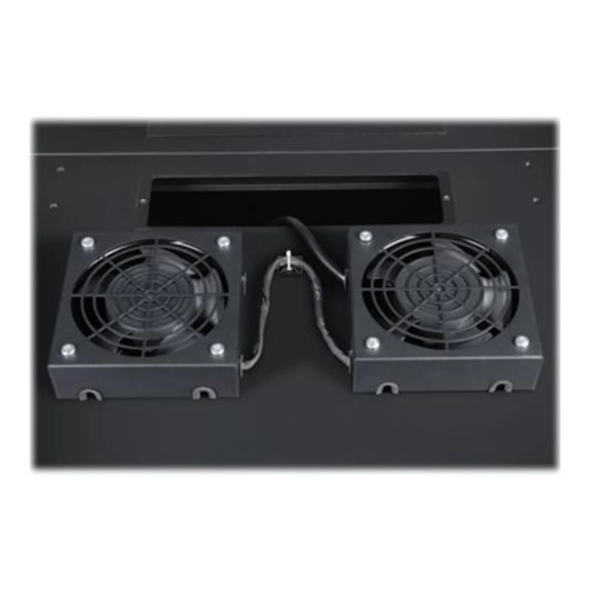 TRIPP LITE Wall-Mount Roof Fan Kit, 2 High-Performance Fans, 120V, 210 CFM (SRFANWM)