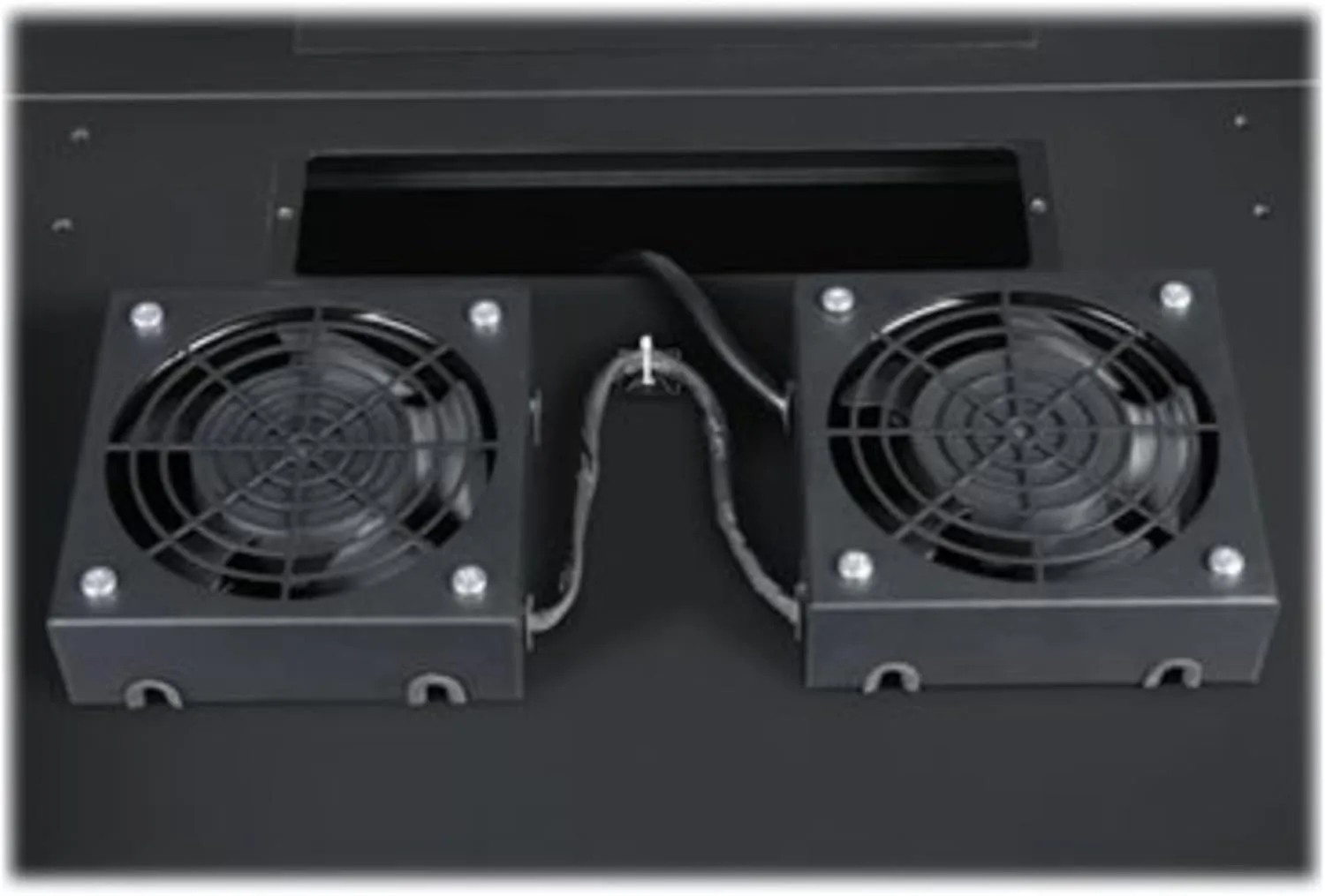 TRIPP LITE Wall-Mount Roof Fan Kit, 2 High-Performance Fans, 120V, 210 CFM (SRFANWM)